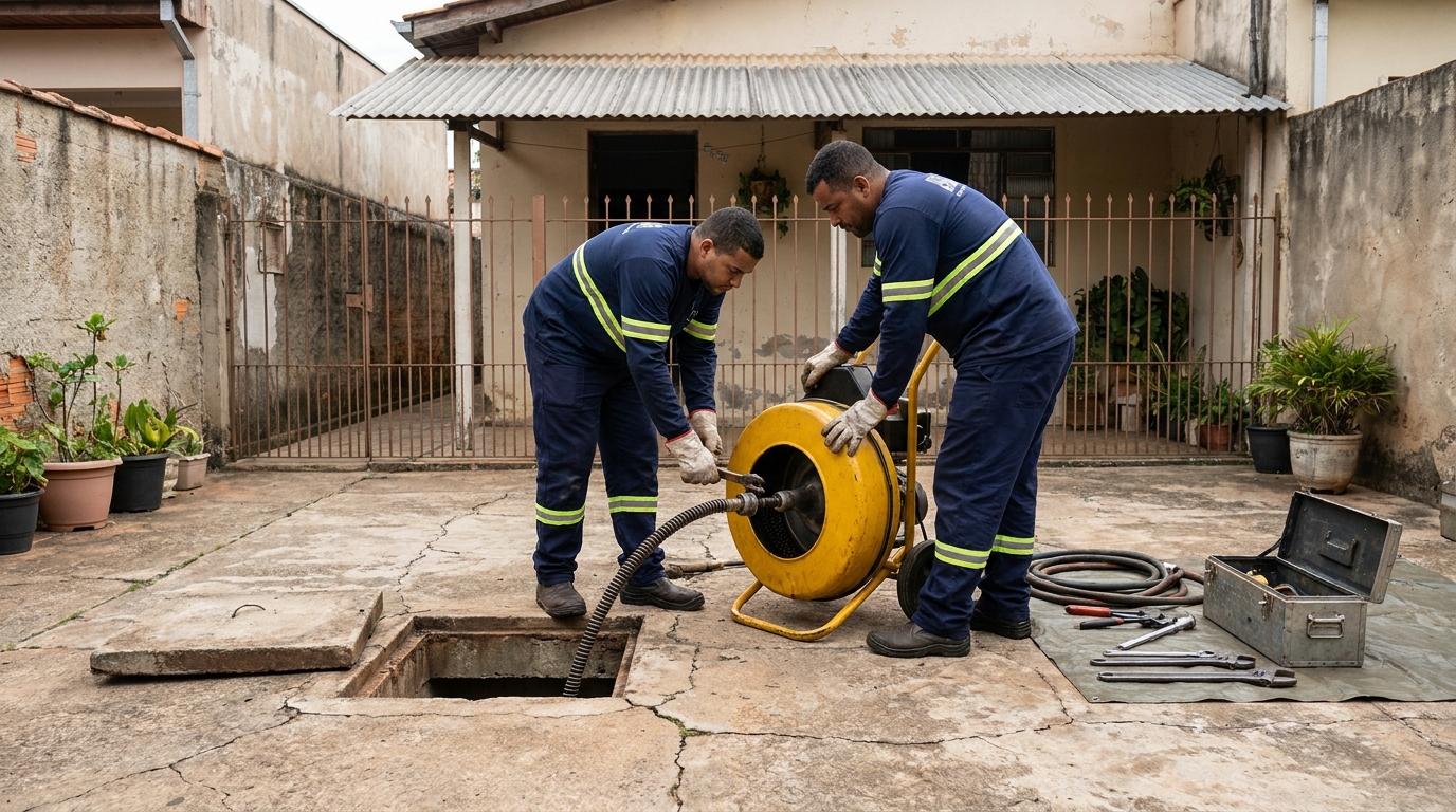 Desentupimento de esgoto em Teresina‑PI