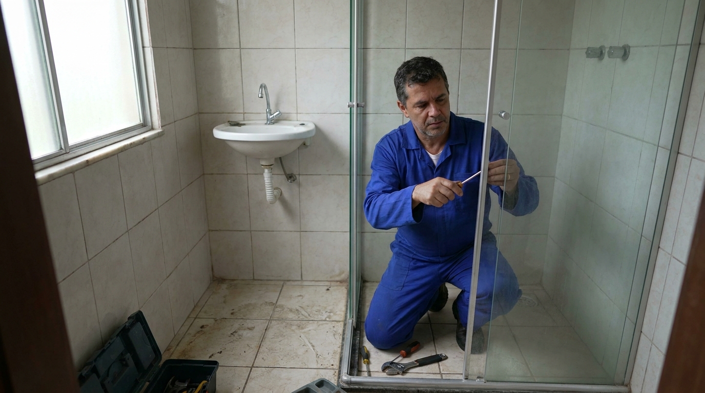 Reparo de box de vidro em Teresina‑PI
